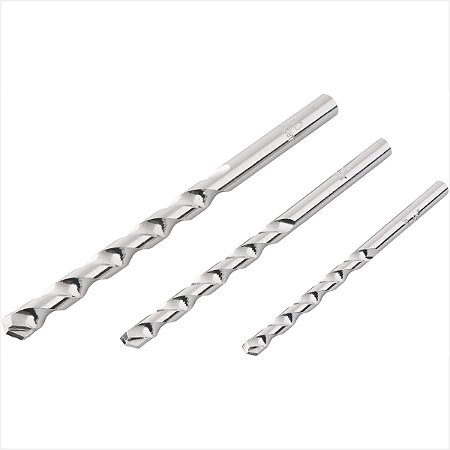 Kit brocas para concreto metal duro 5 mm a 8 mm 3 peças - Vonder
