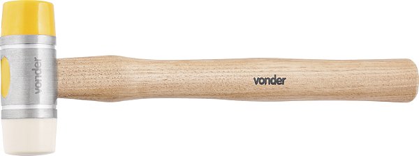 Martelo antirretrocesso 35 mm intercambiável nylon/poliuretano Vonder