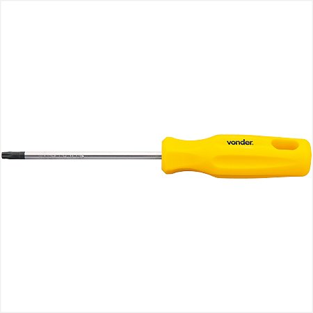 Chave hexalobular T25 com cabo reto - Vonder