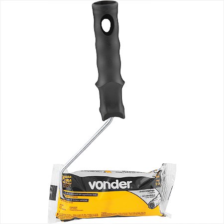 Rolo de lã antirrespingo 9 cm com suporte VD 959 - Vonder