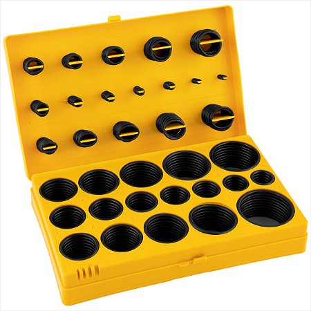 Kit de anéis de vedação/oring com 419 peças - Vonder