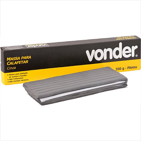 Massa para calafetar cinza em filetes 350 g - Vonder
