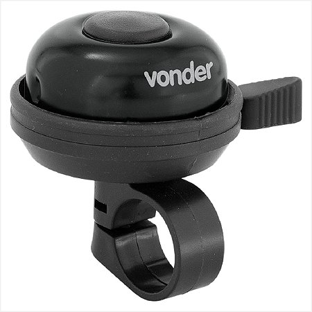 Campainha para bicicleta tipo trim trim preta - Vonder