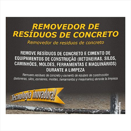 Removedor de resíduos de concreto 1 litro - Vonder