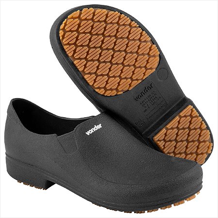 Sapato ocupacional classic com salto preto n° 42 - Vonder