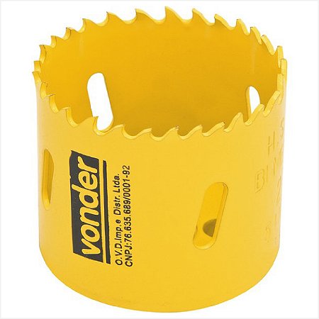 Serra copo de aço rápido 76 mm - 3" - Vonder
