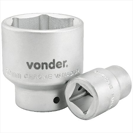 Soquete sextavado com encaixe de 3/4" 50 mm - Vonder