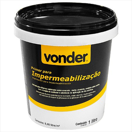 Primer para impermeabilização 1 litro - Vonder