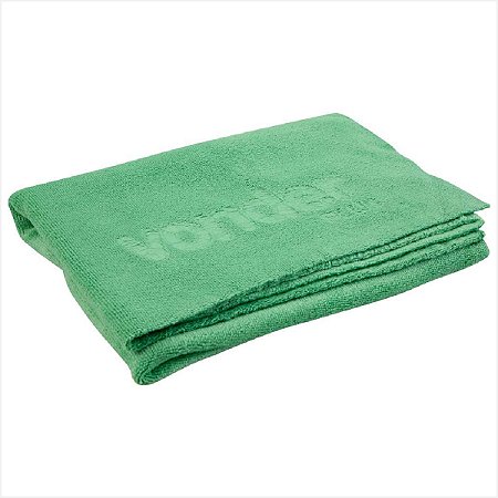 Toalha de microfibra 40 cm x 60 cm 400 g/m² (gsm) verde Vonder Plus