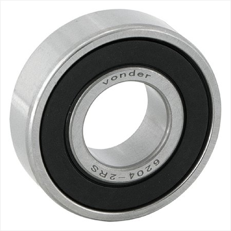 Rolamento rígido de esfera 6204-2RS - Vonder