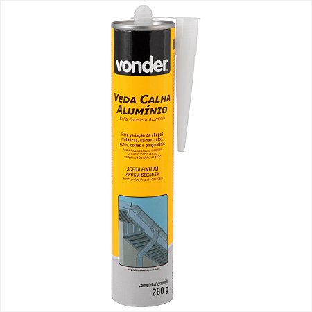 Veda calha 280 g alumínio - Vonder