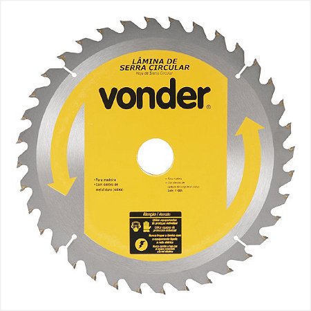 Lâmina serra circular com 48 dentes de metal duro/vídea 250 x 30 mm Vonder
