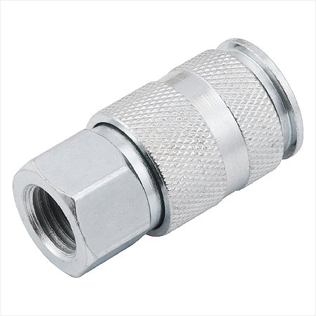 Engate rápido de 1/4" rosca fêmea 1/4 NPT" com esferas - Vonder