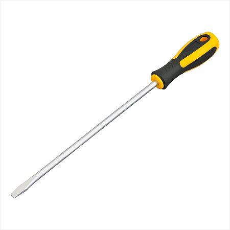 Chave de fenda 5/16" x 10" aço com cabo emborrachado - Vonder Plus