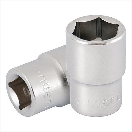 Soquete sextavado com encaixe de 1/2" 16 mm - Vonder