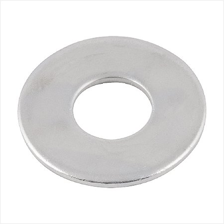 Arruela lisa 1/2" zincada 100 unidades - Vonder