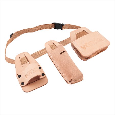 Cinto para carpinteiro em couro/nylon - Vonder