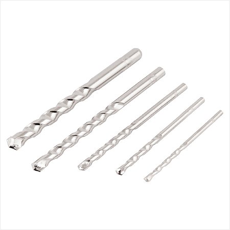 Kit de brocas para concreto ponta de metal duro 4 mm a 10 mm 5 peças Vonder