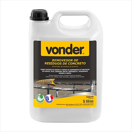 Removedor de resíduos de concreto 5 litros - Vonder