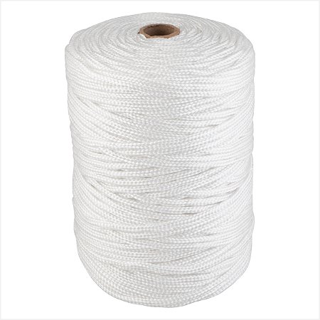 Corda multifilamento trançada 6,0 mm x 191 m branca - Vonder