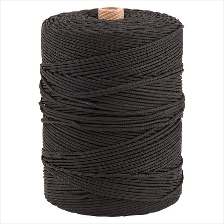 Corda multifilamento trançada 4,0 mm x 400 m preta - Vonder