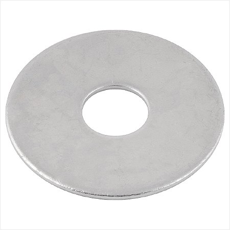 Arruela lisa de aba larga 1/2" zincada 1 kg - Vonder