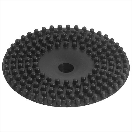 Suporte em disco de borracha 7" rígido com saliências para politriz - Vonder