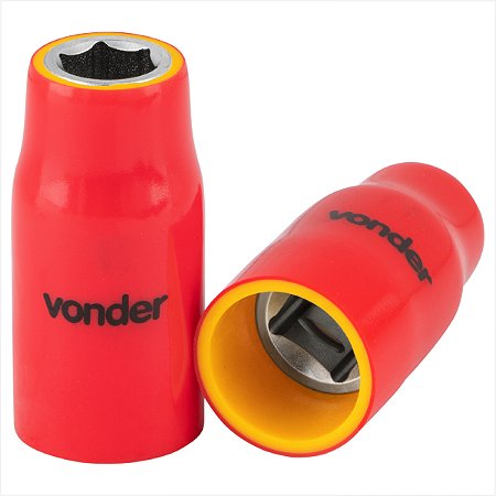 Soquete sextavado isolado encaixe de 1/2" 10,0 mm IEC60900 - Vonder