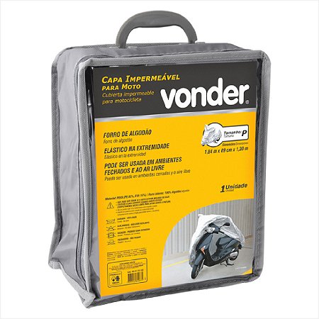 Capa impermeável para moto tamanho P - Vonder