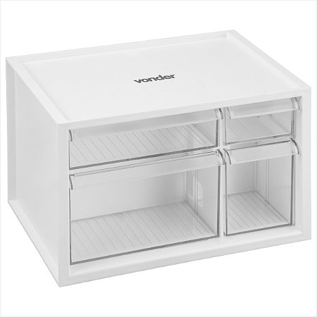 Organizador plástico com 4 gavetas OPV 0234 - Vonder