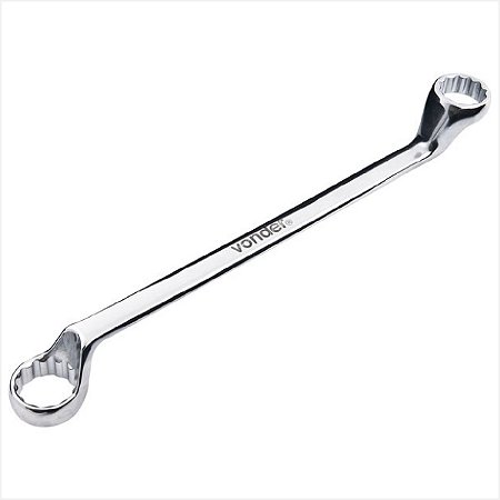 Chave estrela 8 mm x 9 mm aço cromo vanádio cromada - Vonder