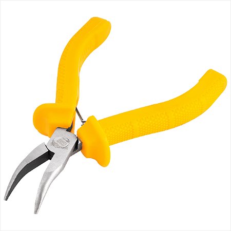 Alicate bico meia cana curvo 4.1/2" com isolação até 1.000 V - Vonder
