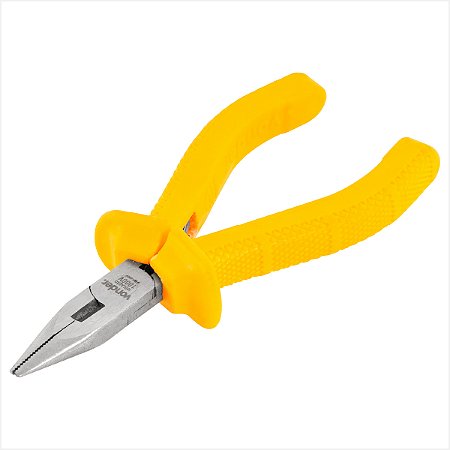 Alicate bico meia-cana reto 4.1/2" com isolação até 1.000 V - Vonder