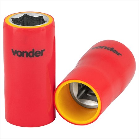 Soquete sextavado isolado encaixe de 1/2" 17,0 mm IEC60900 - Vonder