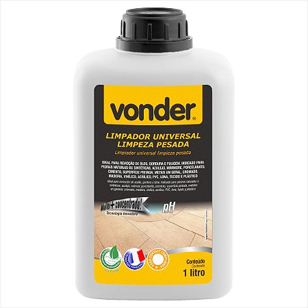 Limpador universal limpeza pesada 1 litro - Vonder