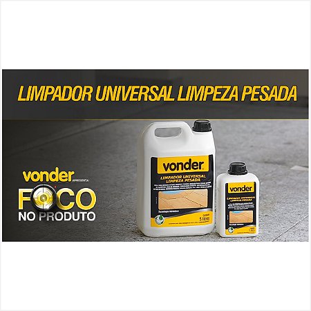 Limpador universal limpeza pesada 5 litros - Vonder