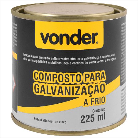 Composto para galvanização a frio 225 ml - Vonder