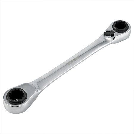 Chave estrela com catraca reversível 14,0 x 17,0 mm e 18,0 x 19,0 mm Vonder