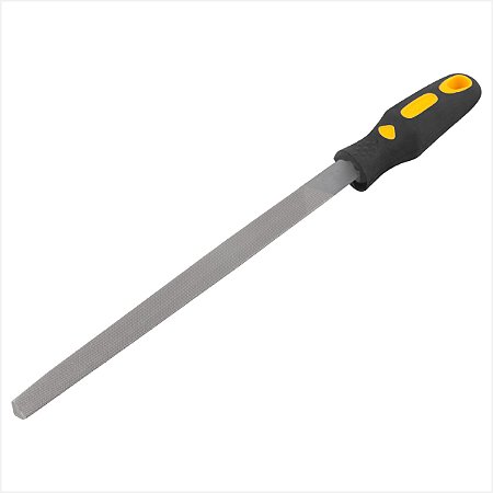 Lima triangular bastarda 10" com cabo encartelada - Vonder