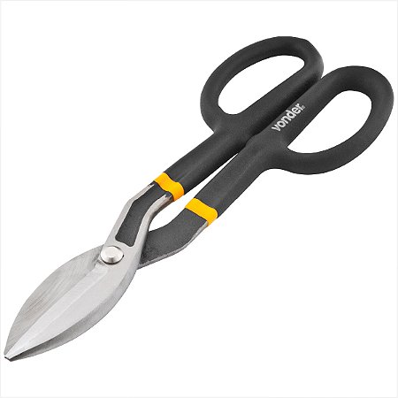 Tesoura 12" para chapas modelo americano corte reto TC 120 - Vonder