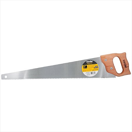 Serrote 22" aço temperado cabo de madeira VD 22 - Vonder