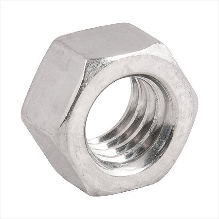 Porca sextavada inox UNC 3/8" - Vonder
