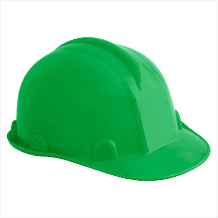 Capacete verde com aba frontal - Vonder