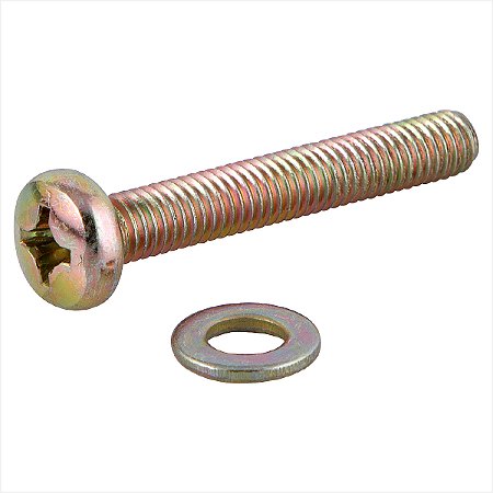 Parafuso com arruela para suporte de TV M6 x 40 mm - Vonder