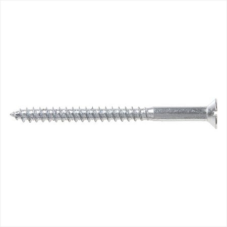 Parafuso madeira 4,8 mm x 65 mm cabeça chata zincado 100 peças - Vonder