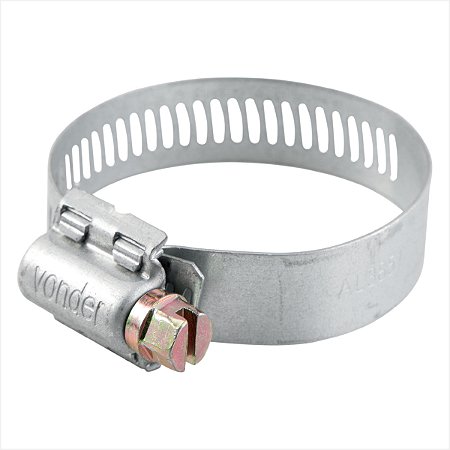 Abraçadeira rosca sem fim 38 mm a 51 mm com 4 peças AL 3851 - Vonder