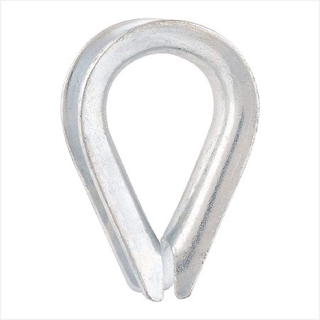 Anilha/sapatilho para cabo de aço 19,10 mm - 3/4" - Vonder