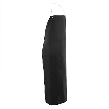 Avental de PVC preto com forro 1,20 m x 0,70 m - Vonder
