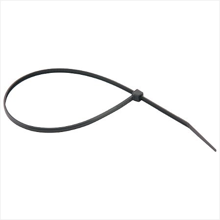 Abraçadeira de nylon preta 280 mm x 3,6 mm com 100 peças - Vonder