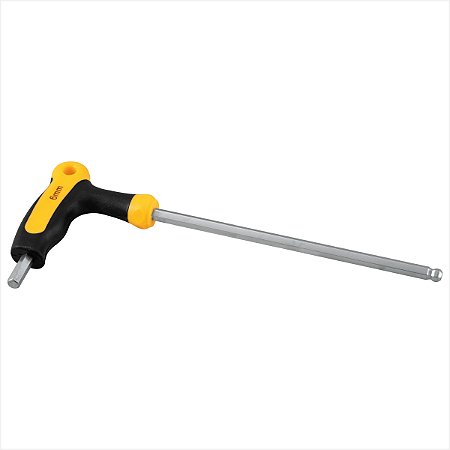 Chave hexagonal (allen) abaulada longa 6,0 mm cabo T - Vonder